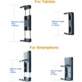 thumbnail image 5 of Phones Wall Mount, WANPOOL Wall Mount for Phones & Tablets, fits on Smooth and Rough Surfaces (Black), 5 of 5