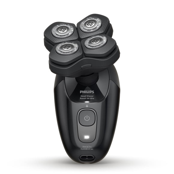 Philips Head Shaver Pro 5000 Series - Skull Shaver for Men and Women, 360° Flexing Head & ComfortCut Blades for Clean Shave, Gentle on Skin, Model HS5980/28