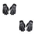 thumbnail image 4 of Decodeary Lightweight And Shockproof Skeleton Riding Gloves For Autumn Winter Breathable And Comfortable Durable Waterproof white S 2Set, 4 of 6