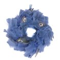 thumbnail image 1 of Northlight Feather Blue and Gray Artificial Christmas Wreath - 10-Inch, Unlit, 1 of 3