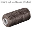 thumbnail image 2 of Unique Bargains Taupe Polyester Waxed Leather Sewing Thread, 55 Yards, 2 Pack, 2 of 6