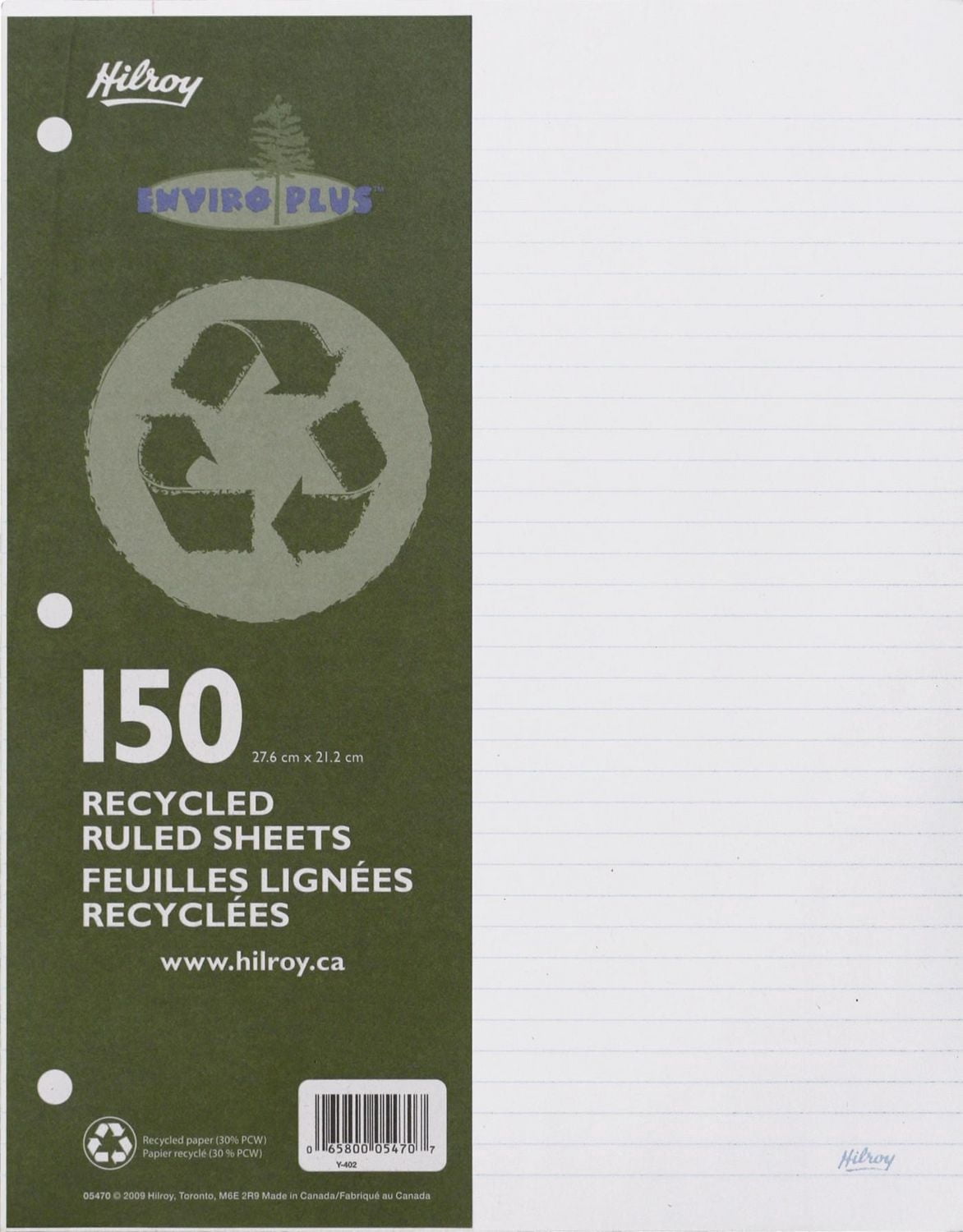 Hilroy Refill Paper Recycled