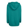 thumbnail image 2 of Womens Solid Color Hoodie Zipper Long Sleeve Sweatshirts Pockets Long Coat Tops, 2 of 5