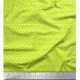 thumbnail image 1 of Soimoi Purple Moss Georgette Fabric Triangle Geometric Print Fabric by the Yard 42 Inch Wide, 1 of 3
