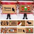 thumbnail image 5 of WIFKLSIIPG Funny Christmas Doormat Merry Catmas Doormat Meowy Christmas Doormat Cat Doormats Funny Welcome Mat Funny Doormat front Porch Rug Doormat Cute Warming Carpet, 5 of 5