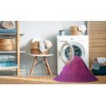 thumbnail image 2 of Ahgly Company Tapis Rond Lavable en Machine Intérieur Transitionnel Rose Profond, 5 Pieds Rond, 2 of 7