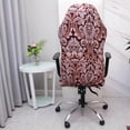 thumbnail image 3 of fastboy Housse de Chaise Pivotante pour Ordinateur Gaming Housse de Fauteuil Extensible Motif Noir, 3 of 9