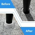 thumbnail image 2 of Stabilisateur de Poteau pour Parasol de Piscine, Manche Fixe pour Parasol d'Extérieur, Adaptateur Anti-Vibration pour Parasol, Connecteur Portable Robuste Anti-Rotation pour Cour, Piscine, Parasol Pare-Soleil d'Extérieur, Blanc, 2 of 6