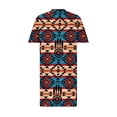 thumbnail image 5 of LSLJS Plus Size Dress For Women V Neck Summer Robes Décontractées avec Poches Knee Short Sleeve, 5 of 5