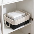 thumbnail image 4 of Panier de Rangement Pliable en Tissu pour l'Organisation de la Maison – Rangement pour Garde-Robe, Jouets et Lessive avec Poignées Robustes, 4 of 6