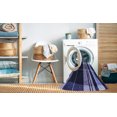 thumbnail image 2 of Ahgly Tapis d'Intérieur Lavable en Machine Carré Transitionnel Bleu Ardoise Moyen, 5 Pieds Carré, 2 of 7