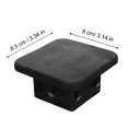thumbnail image 2 of Shisuyan Trailer Hitch Cover Plug Cap Insert Black Rubber 1Pcs 3.3X3.1in Square, 2 of 8