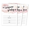 thumbnail image 1 of Inkdotpot Pack Of 30 Surprise Party Birthday Invitations With Envelopes, Blush Watercolor, Retirement Party, Bridal Shower, Baby Shower Fill In Style Invites, 1 of 1