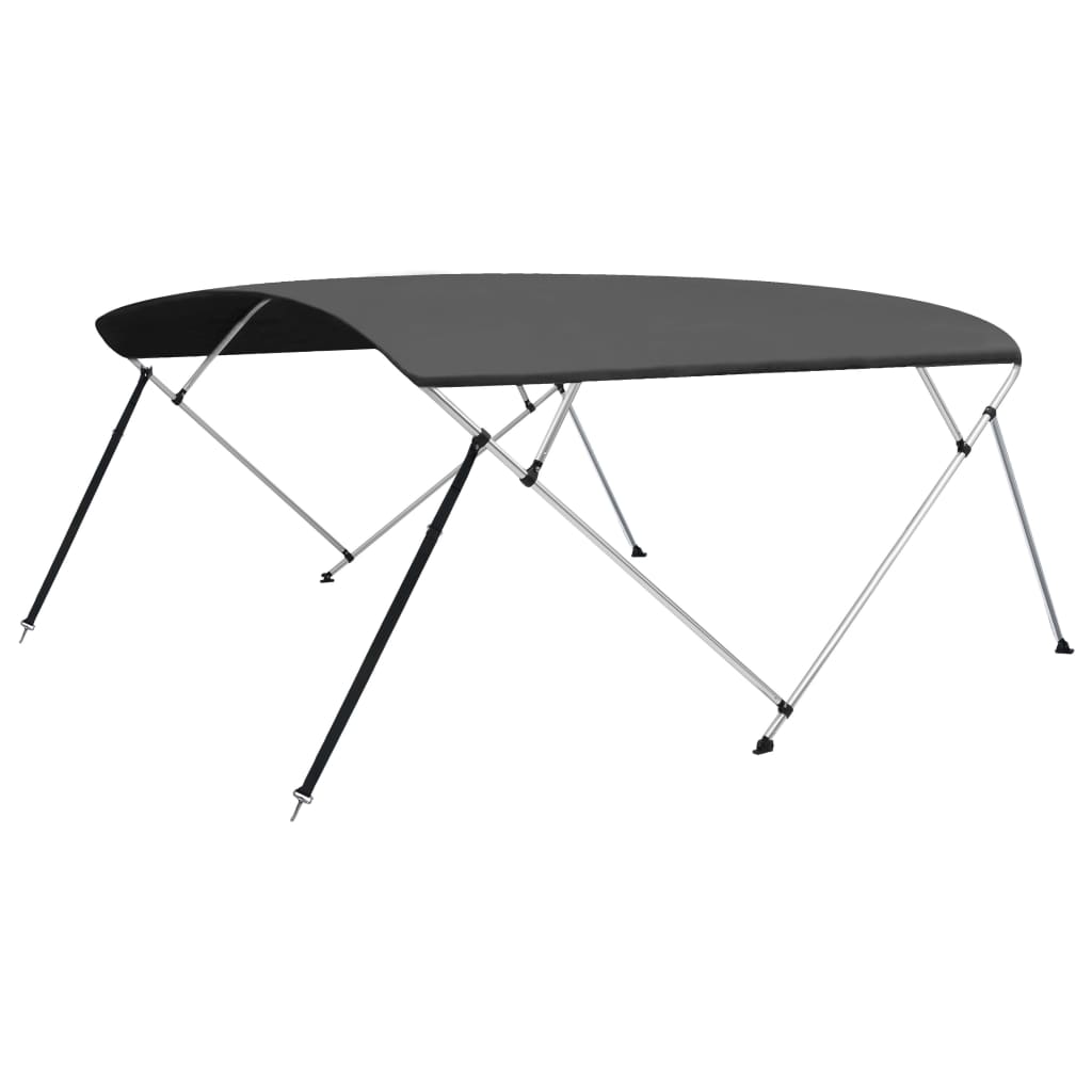 vidaXL Bimini 4 Arcs Anthracite 243x(230-244)x137 cm