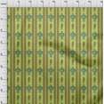 thumbnail image 3 of oneOone Georgette Viscose Fabric Swirl & Paisley Ikat Print Fabric BTY 42 Inch Wide, 3 of 4
