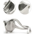 thumbnail image 4 of Todaioua Bar Juicer, Fruit Juice Handheld Press Squeezer With Seed Filter, Heavy Duty Aluminum Alloy Hand Manual Extractor for Single Citrus Orange Pomegranates Apple Fruit Lemon Lime (Silver), 4 of 9