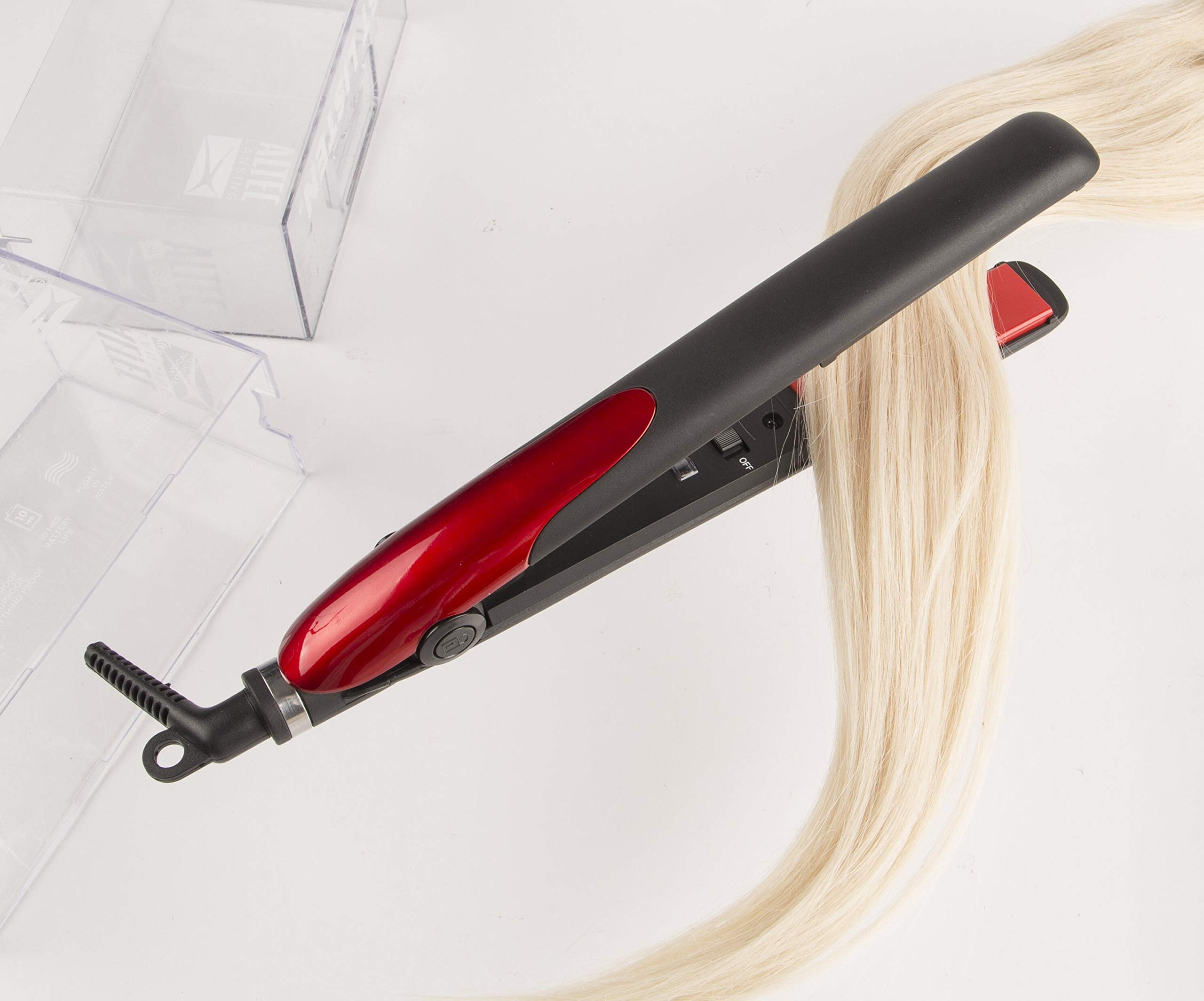 VIVITAR Ceramic Flat Iron Hair Straightener and Mini Hair Straightner, Straightens and Curls with Adjustable Temperature, For All Hair Types