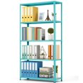 thumbnail image 2 of AKDSteel 5-Shelf Heavy Duty Metal Shelving Unit, 68" H x 35" W x 12" D, Adjustable Storage Rack for Books, Garage, or Pantry, 2 of 9