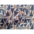thumbnail image 4 of oneOone Organic Cotton Voile Fabric Triangle & Line Geometric Decor Fabric Printed BTY 42 Inch Wide, 4 of 4