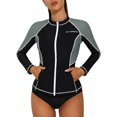 thumbnail image 1 of BeautyIn Women Rash Guard Long Sleeve Swimsuits UV UPF 50+ Swim Shirt, 1 of 6