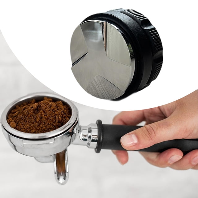 Elodie Coffee Distributor Lightweight Espresso Distributor for Bar Coffee Shop Cafe 58mm Black