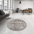 thumbnail image 3 of Ahgly Company Indoor Rectangle Traditional Pale Silver Gray Persian Area Rugs, 8' x 10', 3 of 6