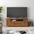 thumbnail image 3 of Amherst 72 inch Wide Solid Wood Transitional TV Stand in Light Golden Brown, 3 of 11