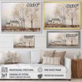 thumbnail image 4 of Designart Large Tree black framed wall art, Rustic Farmhouse Tree Scenery , Trees framed wall art decor, Brown black framed wall art, 44x34 inches black frame, 4 of 5