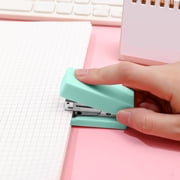 Macaron Color 12 Small Stapler Office Effortless Binding Mini Stapler Student Portable Stapler