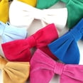 thumbnail image 3 of tredstone Fashionable Velvet Bow Tie With Buckle Exquisite Craft High-end Texture No Loose Thread No D, 3 of 6