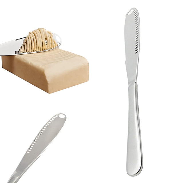 Coofit Cheese Spreader Plating Stainless Steel Butter Flatware Kitchen Spreader for Jam
