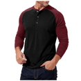 thumbnail image 1 of WEAIXIMIUNG Christmas Men 2025 Spring/summer Relaxed Sports Large Size Color Matching Lapel Shirt, 1 of 7