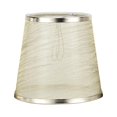 thumbnail image 1 of Transparent Lamp Shade Portable Cloth Lampshade for Hotel Parties Gold, 1 of 6