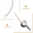 thumbnail image 3 of 1 Set Toilet Flush Handle Toilet Tank Flush Lever Replacement Flapper Chain Flush Handle Kit, 3 of 8