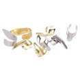 thumbnail image 1 of Gupbes Finger Picks,8Pcs Finger Picks Metal Adjustable Guitar Banjo Ukulele Parts Musical Instrument Accessories, 1 of 8