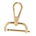 thumbnail image 3 of Clips Detachable Swivel Snap Hooks Swivel Lobster Clasps for DIY Jewelry 31mm Gold, 3 of 9