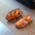 thumbnail image 4 of LSLJS Sandales pour Tout-Petits Sandales pour Bébés Filles Garçons avec Sangle Ajustable, Sandales d'Été d'Extérieur pour Enfants, Chaussures de Plage pour Enfants Semelle Souple Sandales à Bout Renforcé Sandales Romaines, 4 of 5