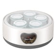 thumbnail image 1 of Automatic Yogurt Maker,Yogurt Makers Clearance,Probiotic Yogurt Maker,Fully Automatic Yogurt Maker Machine,Yogurt Maker with Temp & Time Control,Yogurt Maker with 5 Glass Jars for Homemade Greek, 1 of 8
