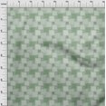 thumbnail image 4 of oneOone Cotton Poplin Green Fabric Asian Block Tile Craft Projects Decor Fabric Printed By The Yard 42 Inch Wide, 4 of 4