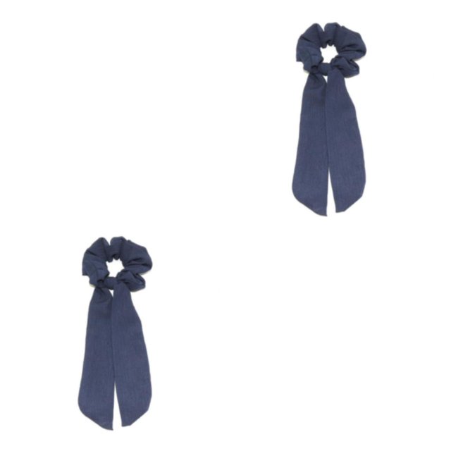 Dalazy Couvre-Chef Vintage à la Mode en Polyester pour Femmes - Se Démarquer Facilement Bandeaux Vintage 142-R Bleu Foncé 2ensemble