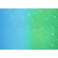 thumbnail image 1 of Ahgly Company Tapis d'Intérieur Lavables en Machine Rectangle Transitionnel Vert Turquoise Foncé, 4' x 6', 1 of 7