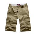 thumbnail image 2 of EOYWHK Shorts d'Entraînement pour Hommes Athleisure Shorts Cargo Coupe Décontractée Bermuda Demi-Longueur Extensible pour Course Randonnée avec Multi-Poches, S-4TG, 2 of 4