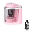 thumbnail image 2 of TopLLC Home Essentials, Home and Kitchen, Home Goods Pencil Roller Student Stationery Semi-automatic Pencil Sharpener Machine Small Student Pencil Automatic Sharpener Electric Pencil Sharpener, 2 of 6