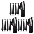 thumbnail image 2 of Maoww 2pcs/set Pre-tied Neckties Compact And Lightweight For Comfort Comfortable 3Set, 2 of 6