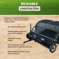 thumbnail image 3 of Yard Tuff 42 Inch Quick Assembly Tow Style Lawn Yard Debris Sweeper, 3 of 12
