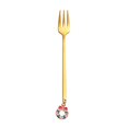 thumbnail image 4 of Christmas Coffee Table Decorations Home Christmas Decorations Metal Coffee Fork Stirring Spoon Christmas Table Decorations New Year Christmas Party Table Decorations, 4 of 8