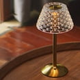 thumbnail image 3 of Crystal Desk Lamp Table Lamps Bedroom Patio Terrace Led Lamps Bar Table Lamps Desk Lamps Night Lamps Restaurant Clear Bar Table Lamps Concise Table Lamps, 3 of 8