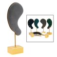 thumbnail image 4 of Fashion Ear-Shaped Metal Earring Holder Retail Display for Necklaces Earring Grey, 4 of 8