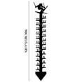 thumbnail image 2 of JASKFLY Snow Ruler 24 Inch Metal Snow Gauge for Outdoor Christmas Holiday Decoration with Snowflake Design,Home Decor|Iron,I, 2 of 9