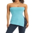 thumbnail image 1 of Été Décolleté Bandeau Tube Tops Casual Femmes Sans Manches Dos Bustier Tops Rue Parti Club, 1 of 7